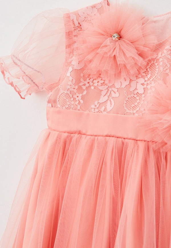 Платья для девочки Minavla цвет коралловый  Фото 3