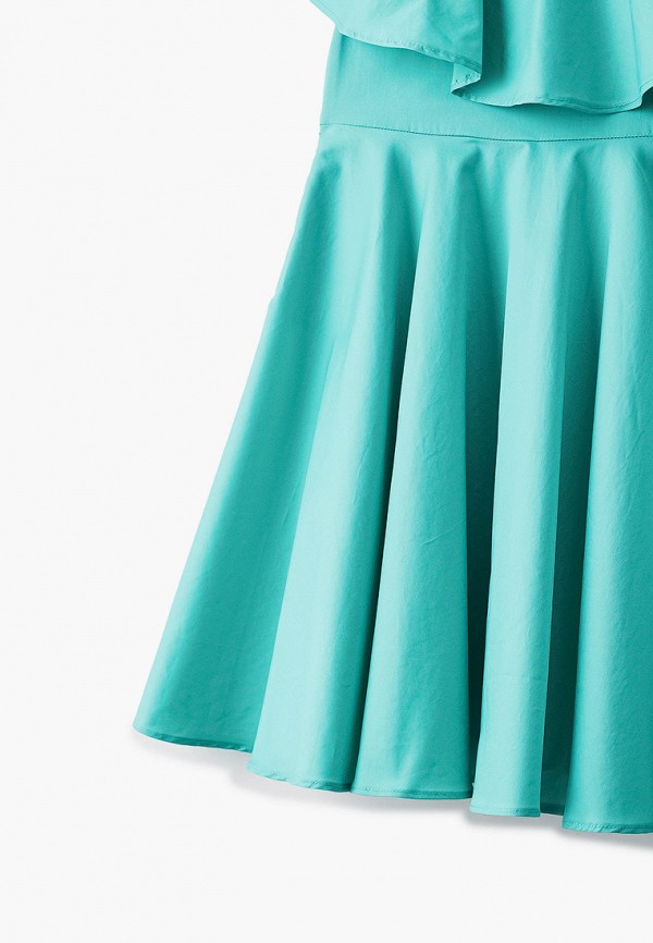 Платья для девочки Smena цвет бирюзовый  Фото 3