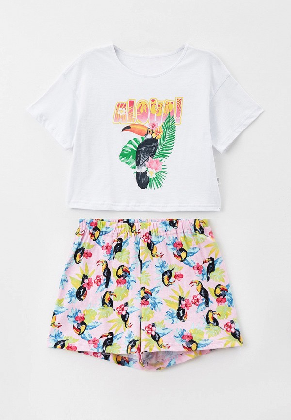 Пижама для девочки Веселый малыш цвет разноцветный  Фото 1