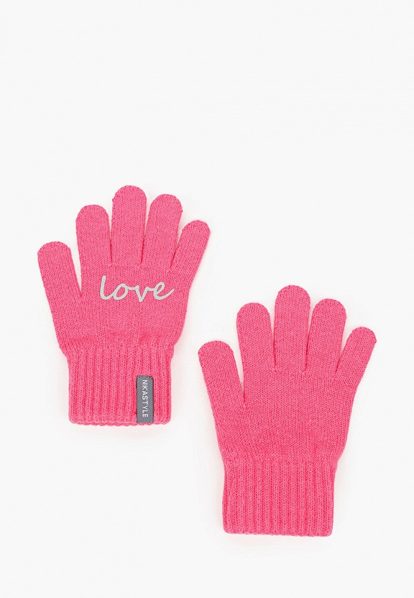 Детские перчатки Nikastyle цвет розовый 