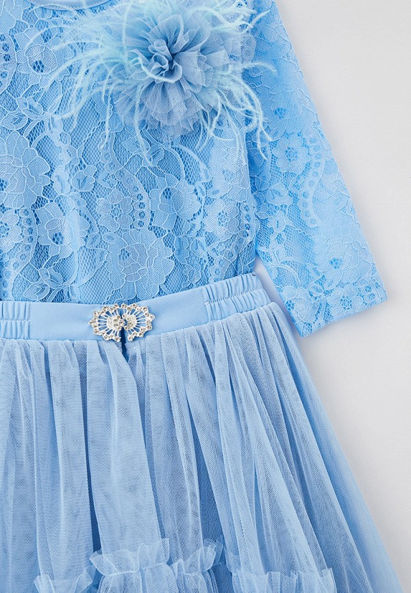 Платья для девочки Minavla цвет голубой  Фото 3