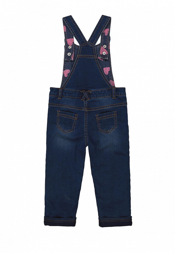 Детский комбинезон джинсовый Mothercare цвет синий  Фото 2