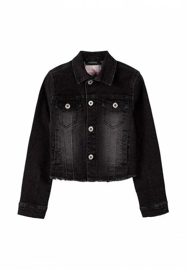 Куртка для девочки джинсовая 5.10.15 цвет черный 