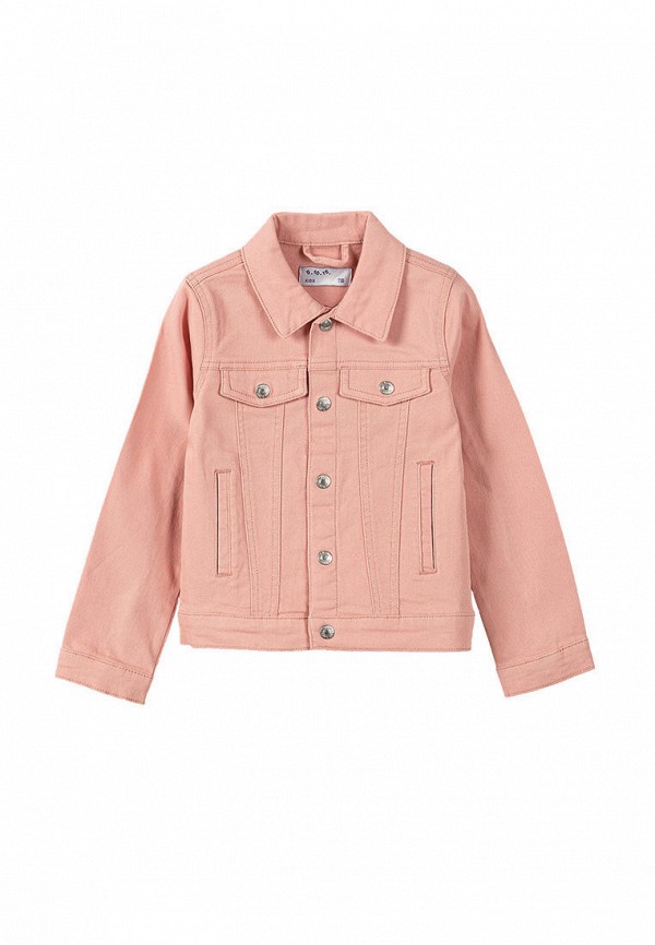 Куртка для девочки джинсовая 5.10.15 цвет розовый 