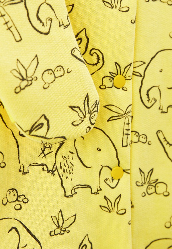 Детский комбинезон Желтый кот цвет желтый  Фото 3