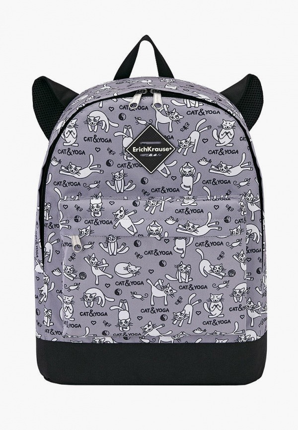 

Рюкзак ErichKrause®, Серый, EasyLine® Animals 17 L Cat`s yoga