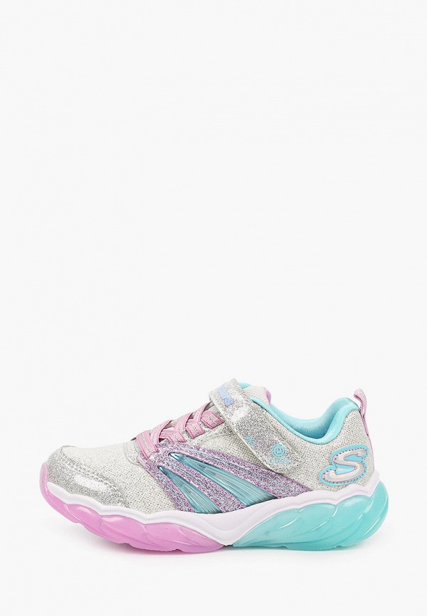 

Кроссовки Skechers, Серебряный, FUSION FLASH, со светодиодами