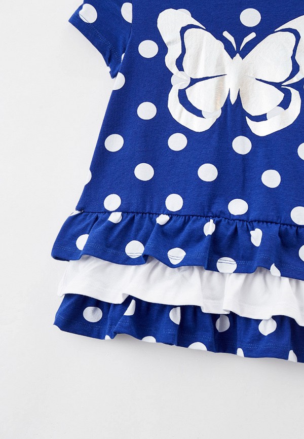 Платья для девочки Juno цвет синий  Фото 3