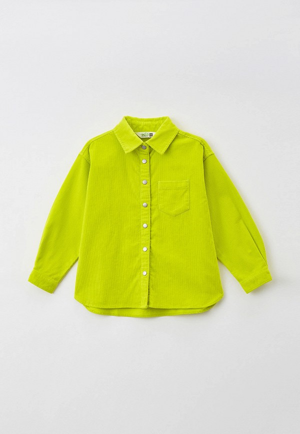 Рубашка для девочки Sela цвет зеленый 