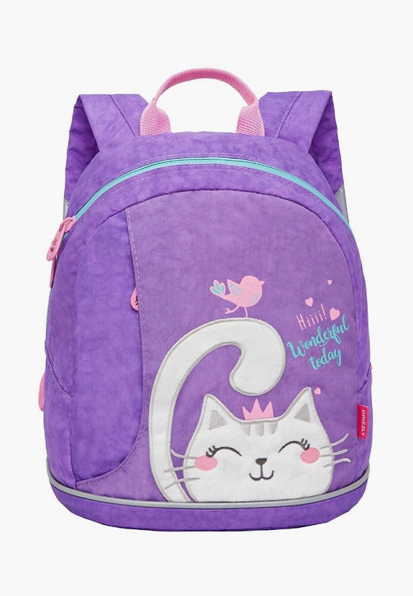 

Рюкзак Grizzly, Фиолетовый, Kids Cat