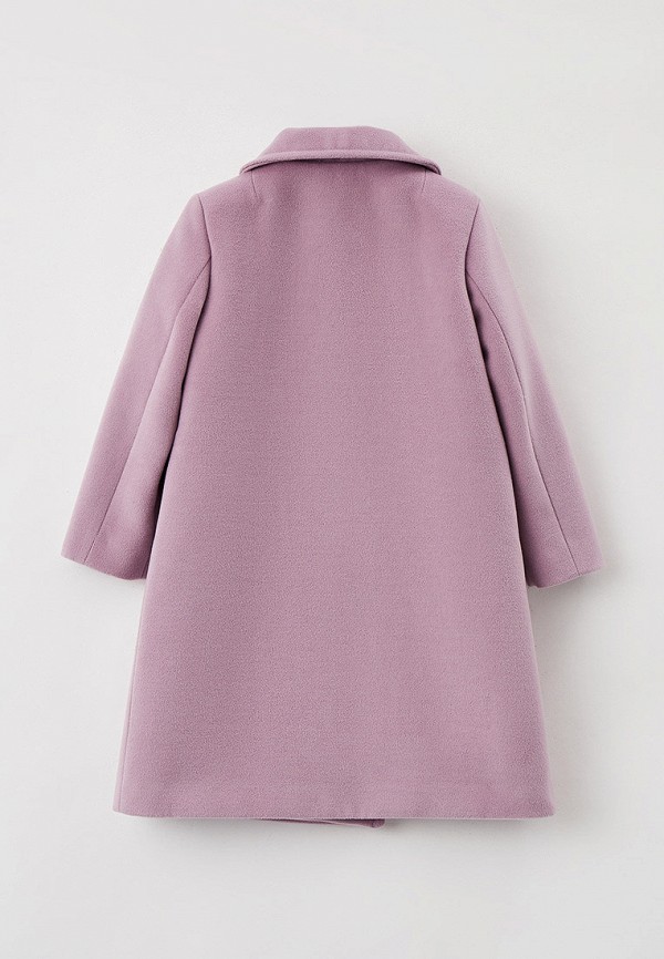Пальто для девочки Ete Children цвет фиолетовый  Фото 2