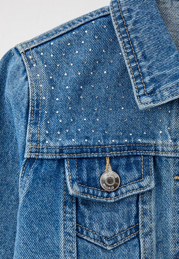 Куртка для девочки джинсовая O'stin цвет синий  Фото 3