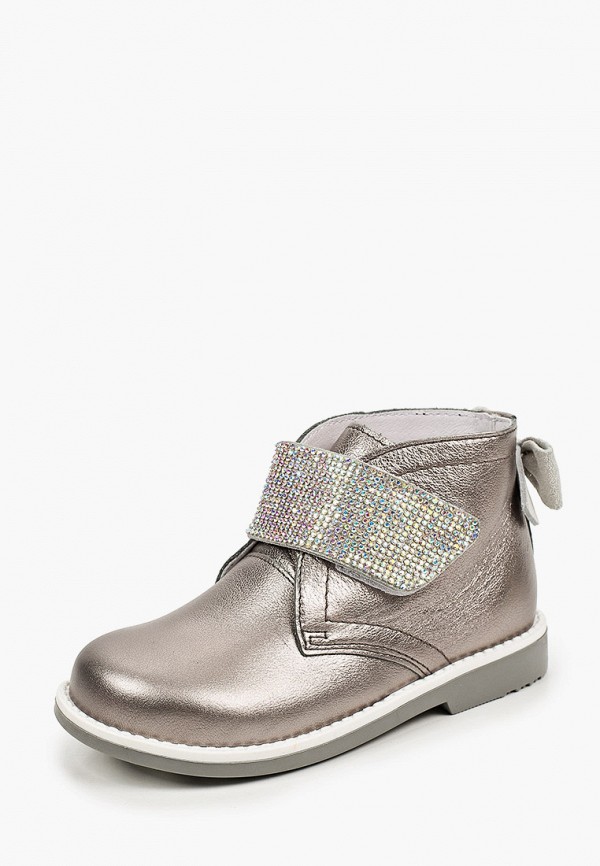 Ботинки для девочки Elegami цвет серебряный  Фото 2