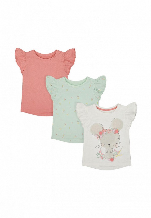 

Футболки 3 шт. Mothercare, Разноцветный