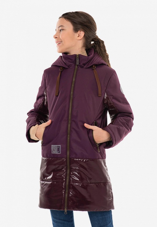 Куртка для девочки утепленная Талви цвет фиолетовый  Фото 2