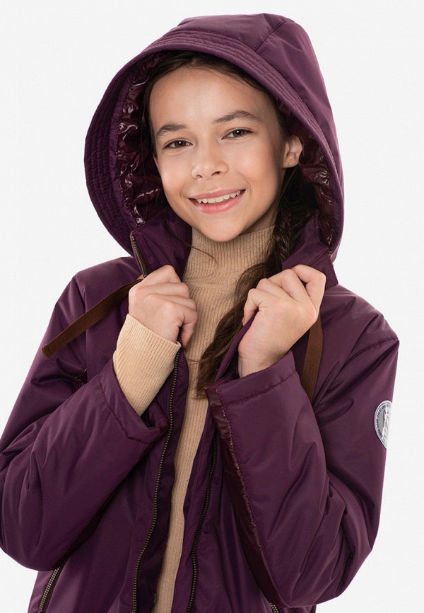Куртка для девочки утепленная Талви цвет фиолетовый  Фото 5