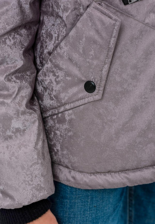 Куртка для девочки утепленная Талви цвет серый  Фото 7