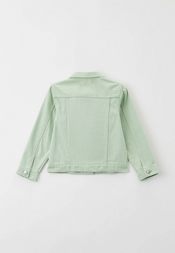 Куртка для девочки джинсовая Sela цвет зеленый  Фото 2