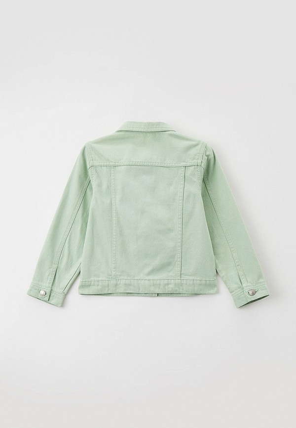 Куртка для девочки джинсовая Sela цвет зеленый  Фото 2