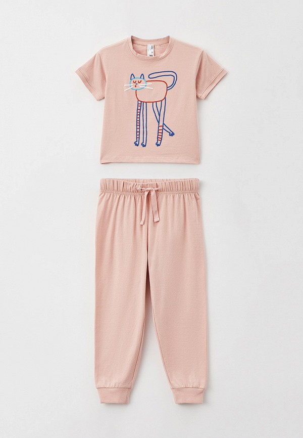 Пижама для девочки Sela цвет розовый 