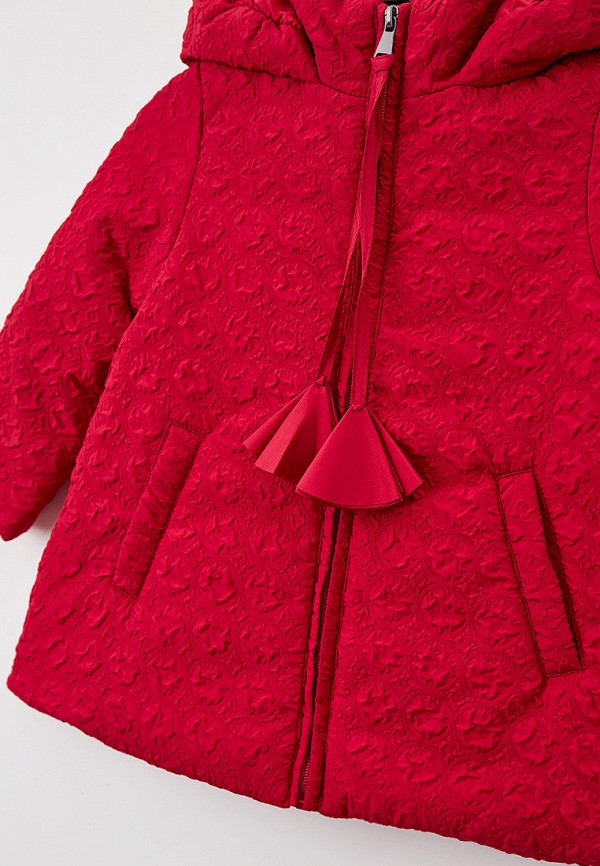 Куртка для девочки утепленная Aviva цвет красный  Фото 3