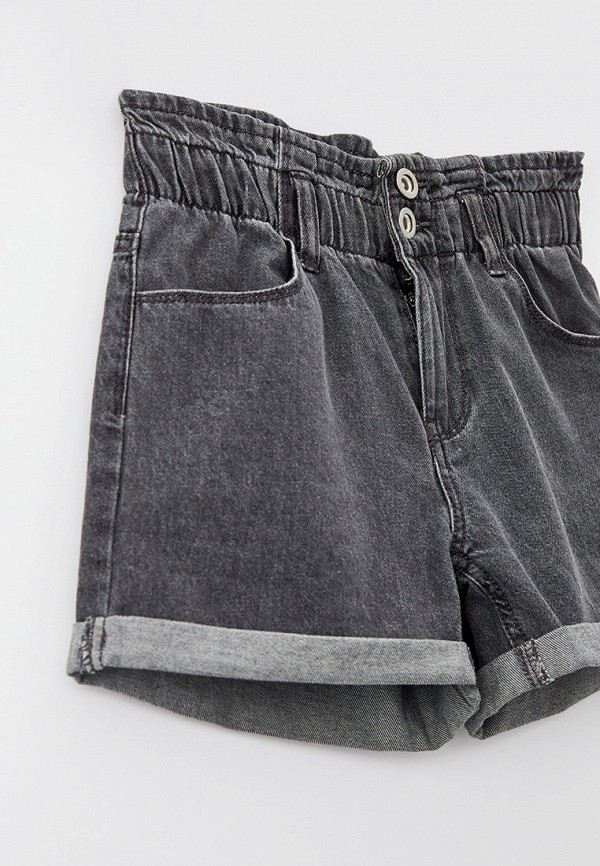 Шорты для девочки джинсовые Sela цвет черный  Фото 3