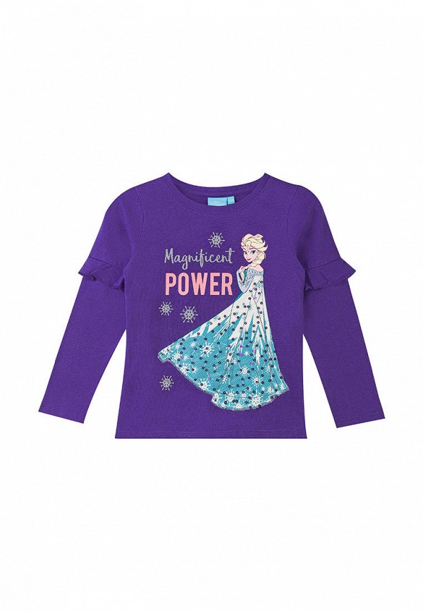 Лонгслив для девочки Disney цвет фиолетовый 