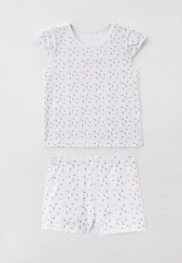 Пижама для девочки КотМарКот цвет белый 