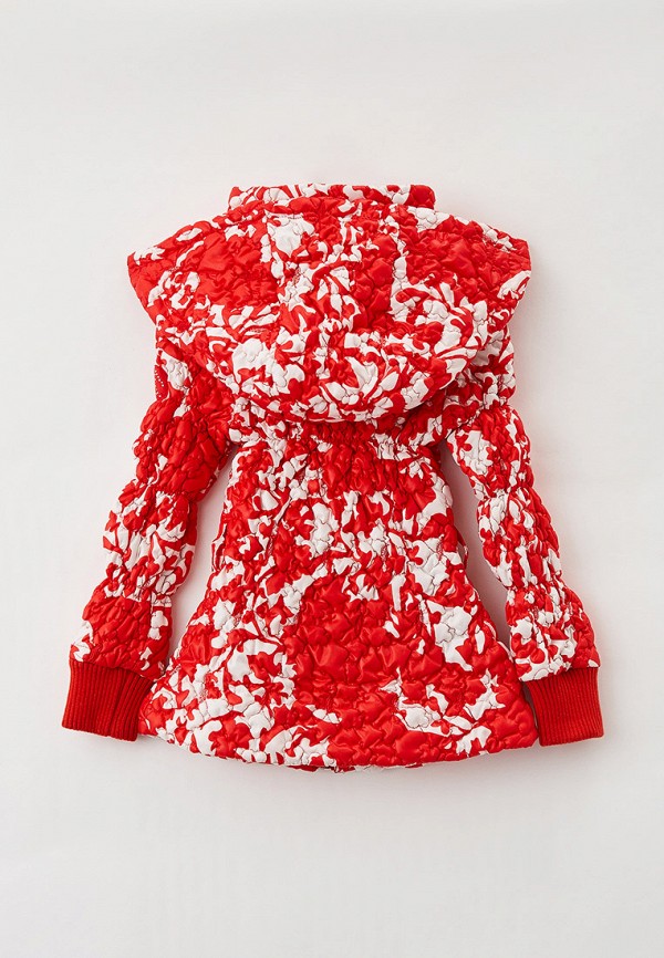 Куртка для девочки утепленная Mes ami цвет красный  Фото 2