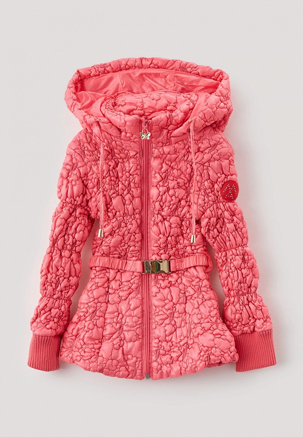 Куртка для девочки Mes ami цвет коралловый 