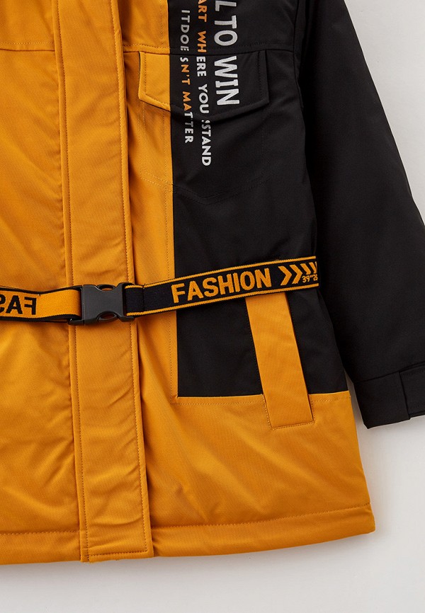 Куртка для девочки утепленная Fobs цвет оранжевый  Фото 3