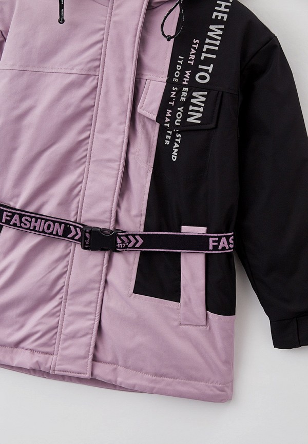 Куртка для девочки утепленная Fobs цвет фиолетовый  Фото 3