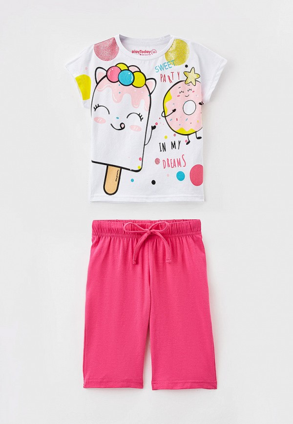 Пижама для девочки PlayToday цвет разноцветный 
