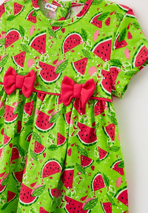 Платья для девочки Youlala цвет зеленый  Фото 3