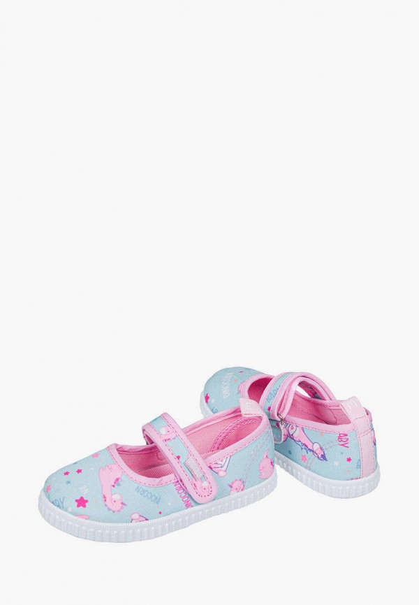 Туфли для девочки Mursu цвет бирюзовый  Фото 3