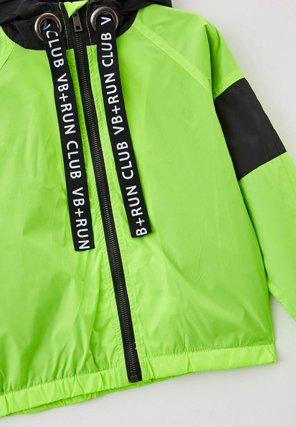 Куртка для девочки V-Baby цвет зеленый  Фото 3