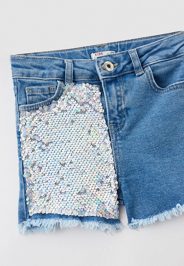 Шорты для девочки джинсовые DeFacto цвет синий  Фото 3