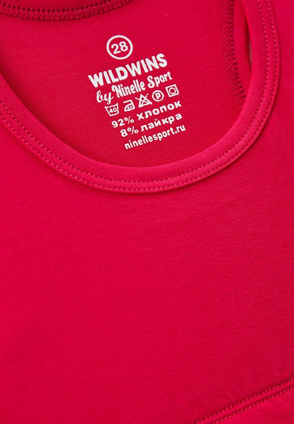 Топ для девочки спортивный Wildwins цвет розовый  Фото 3