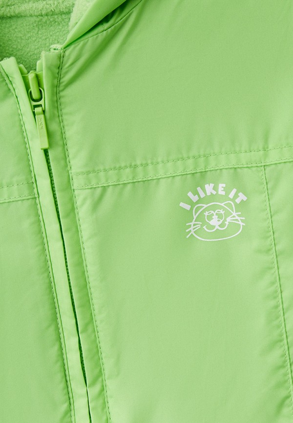 Куртка для девочки утепленная Aviva цвет зеленый  Фото 3