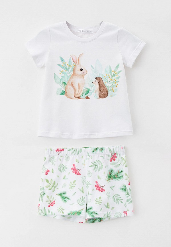 

Пижама Ritta Romani, Белый, FOREST STORY