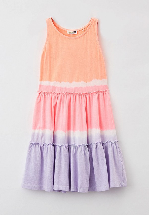 Платья для девочки Sela цвет разноцветный 