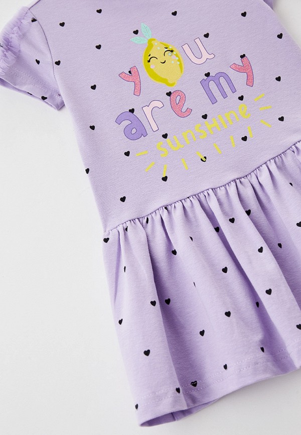 Платья для девочки Coccodrillo цвет фиолетовый  Фото 3