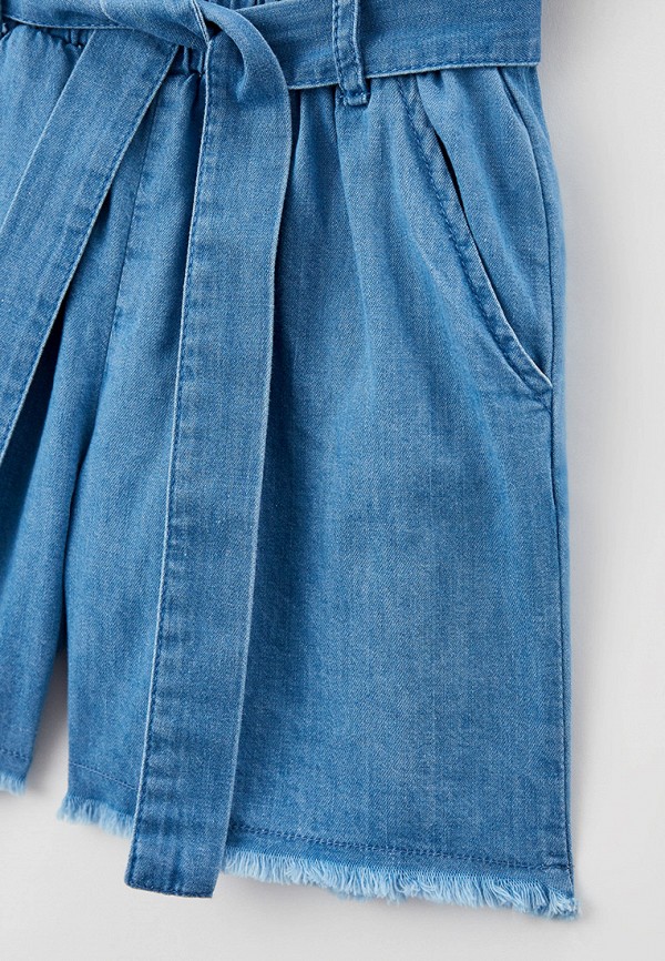 Шорты для девочки джинсовые DeFacto цвет голубой  Фото 3
