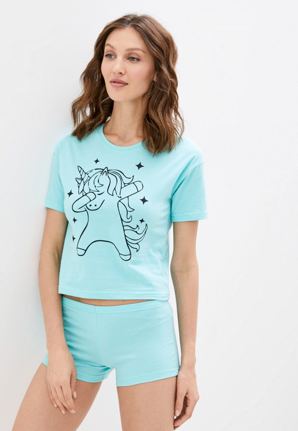 Пижама для девочки HappyFox цвет голубой 