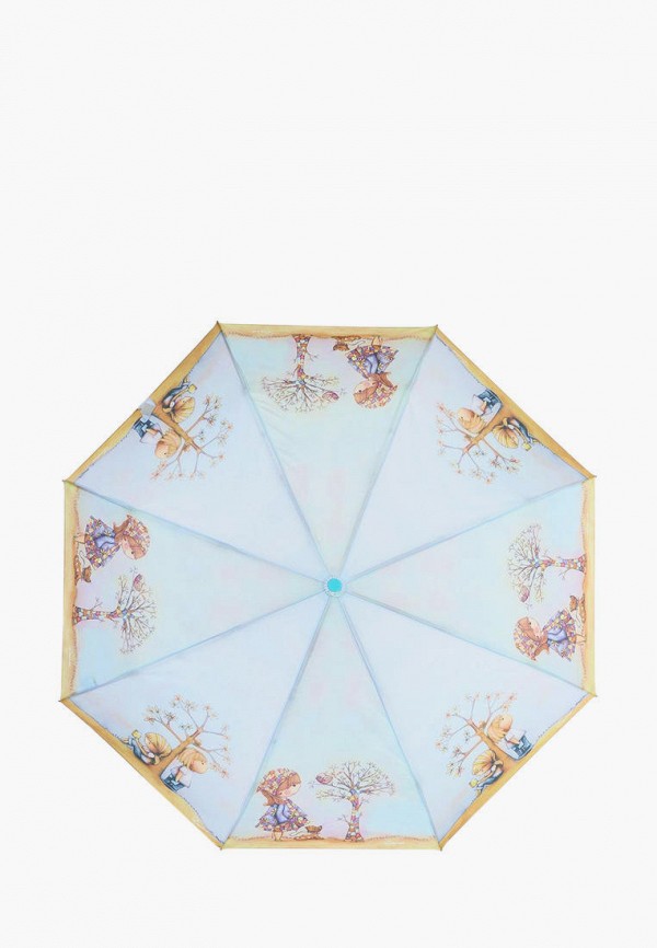 Детский зонт складной Lamberti цвет голубой 