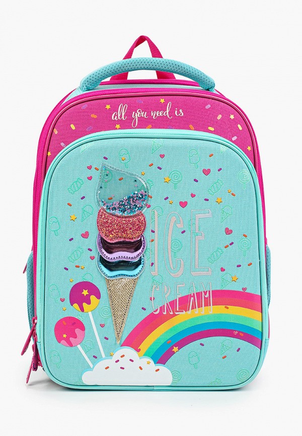

Рюкзак и кошелек Berlingo, Разноцветный, Expert Plus "Rainbow ice-cream"
