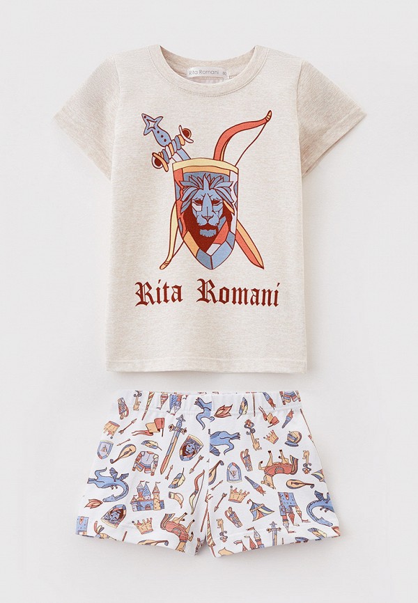 Пижама для девочки Ritta Romani цвет разноцветный 