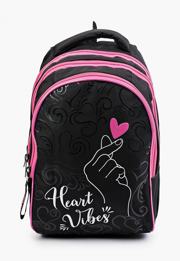 

Рюкзак Berlingo, Черный, inStyle "Heart vibes"