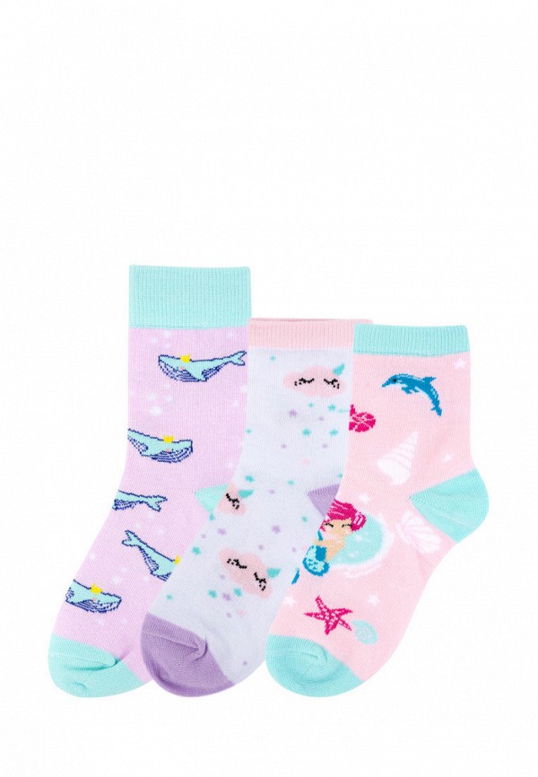 

Носки 3 пары Kawaii Factory, Разноцветный