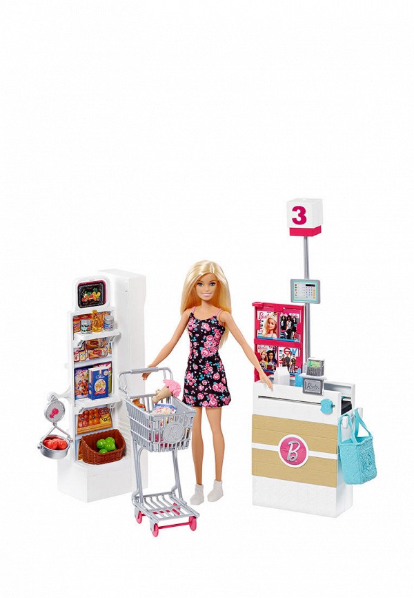 

Набор игровой Barbie, Разноцветный, "Супермаркет"